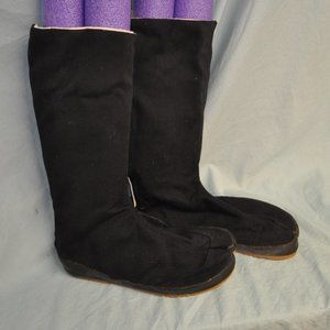 wacoku japanese tabi ninja black boots shoes LARP cosplay NIP (306)